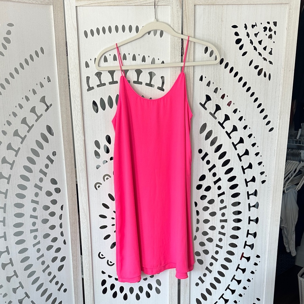 Francesca's Collections Pink Mini Dress